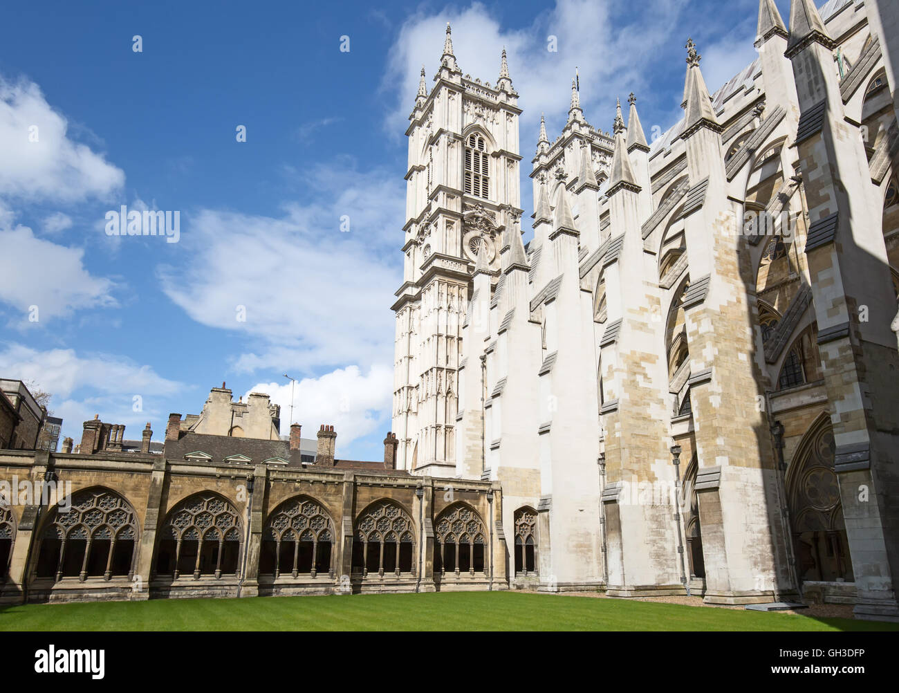 Westminster Abbey in London, Großbritannien Stockfoto