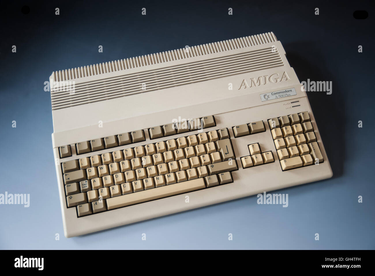Commodore Amiga A500 + Computer Stockfoto