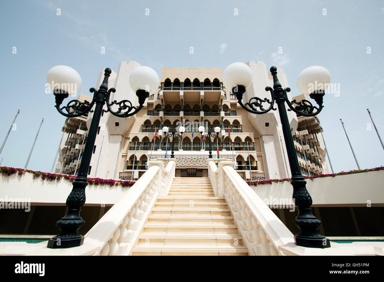 Al Bustan Palace Hotel Muscat, Oman Stockfoto