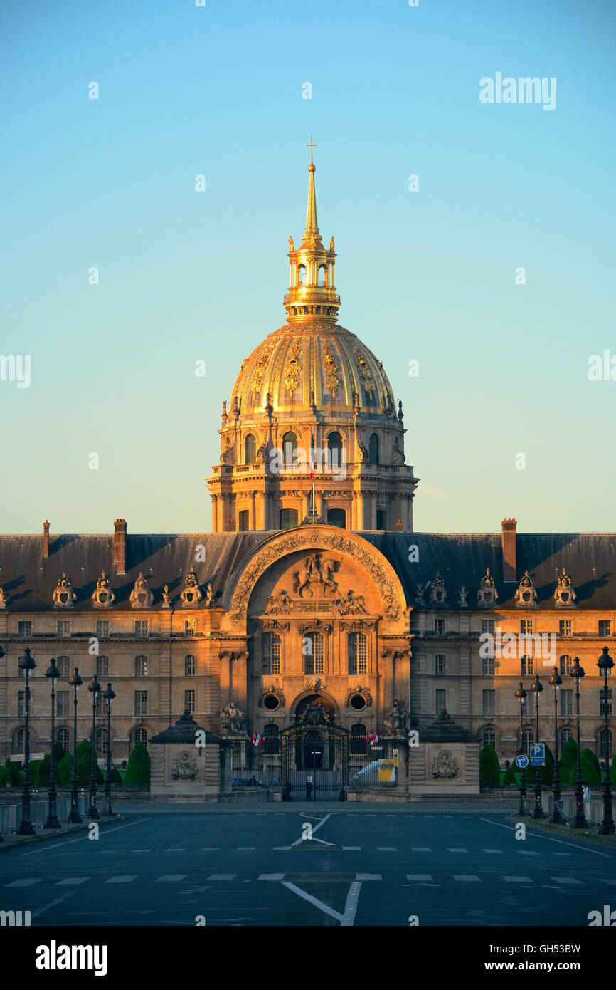 Napoleons Grab mit Kuppel in Paris, Frankreich. Stockfoto