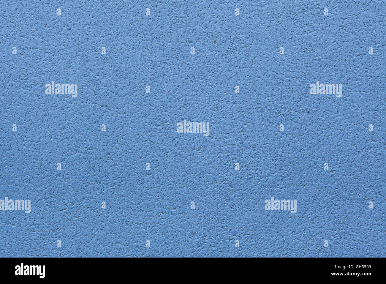 Blau bemaltem Stuck Wand. Hintergrundtextur. Stockfoto
