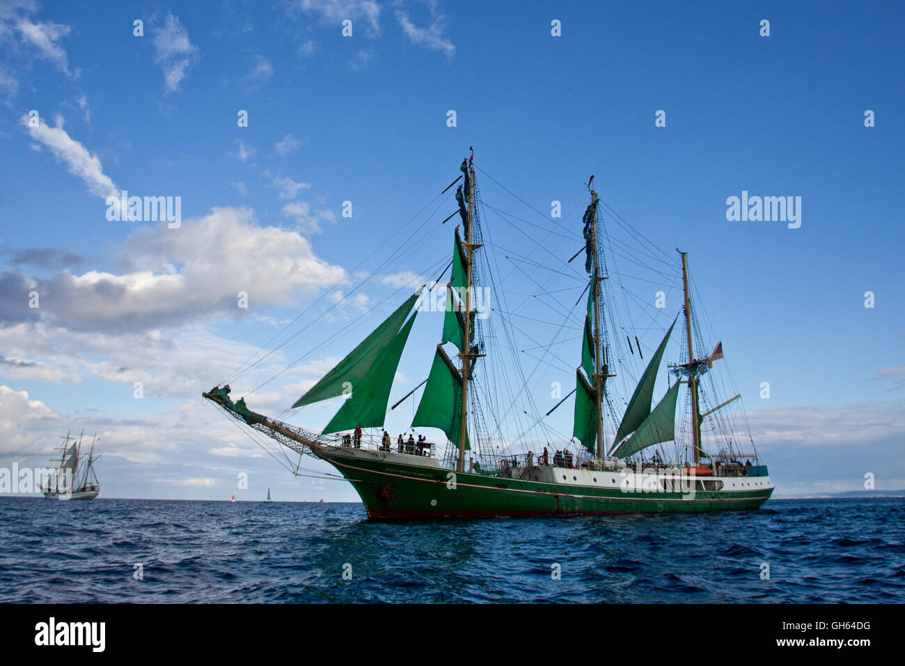 Die Alexander von Humboldt, einem deutschen Segelschiff, erbaut im Jahre 1906 aus Hartlepool, UK. Stockfoto