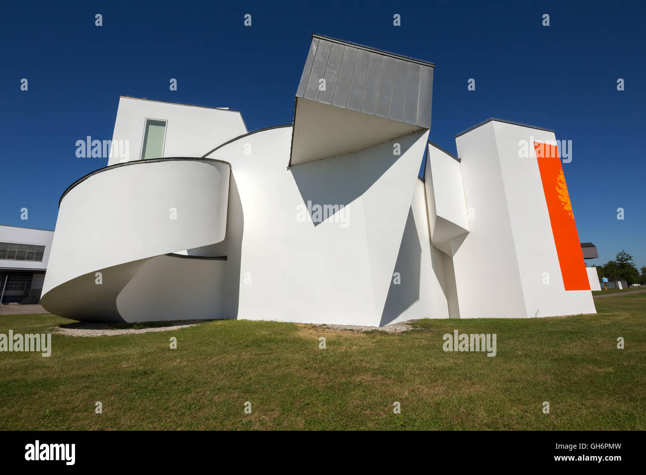 Vitra Design Museum Vitra Park, Architekten Frank O. Gehry, Weil am Rhein, Deutschland. Stockfoto