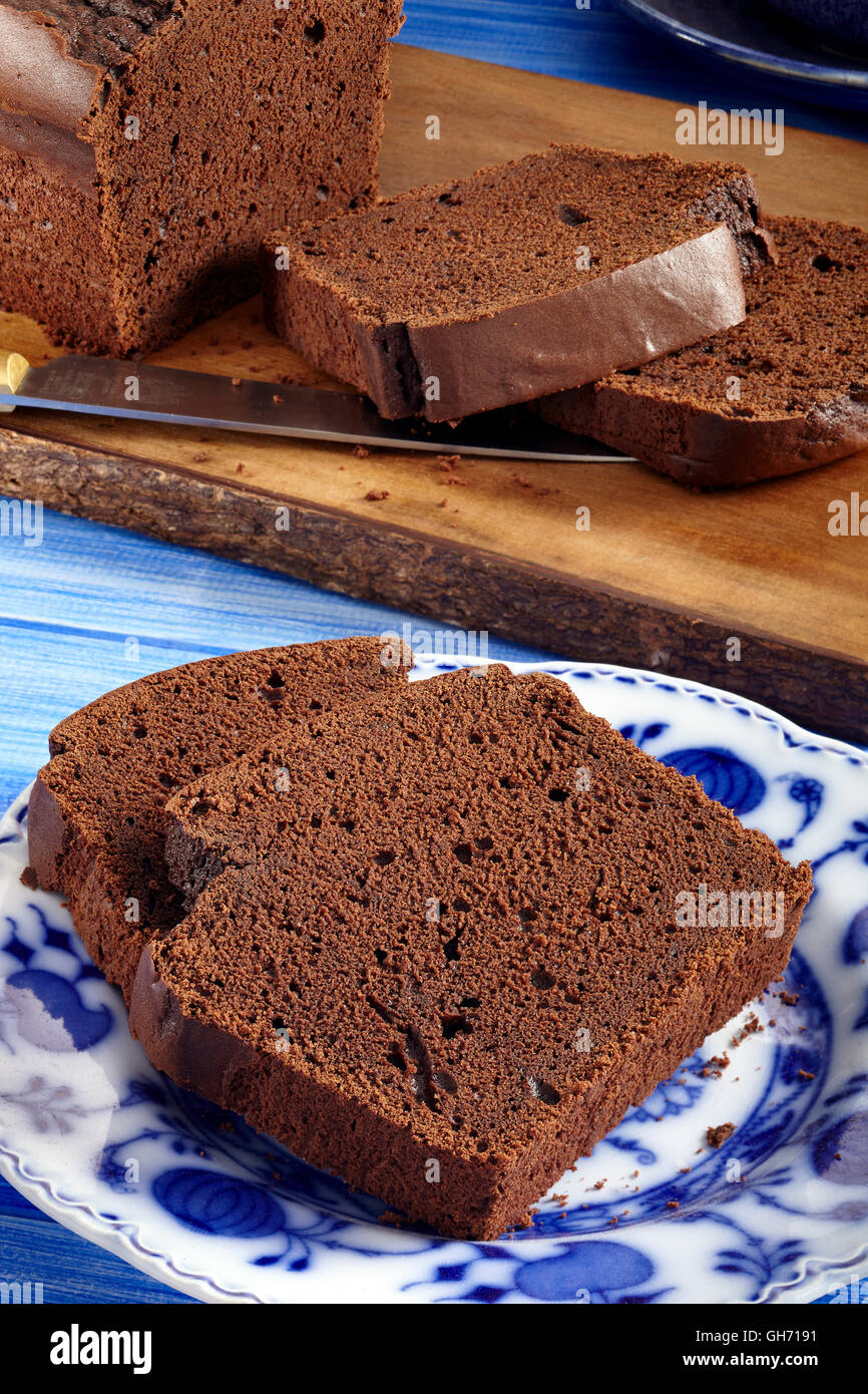 Mocha molasses cake Stockfoto