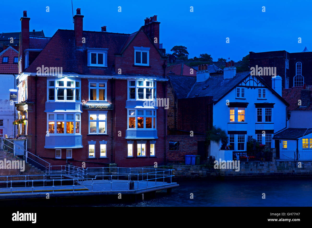 Das Dolphin Hotel, Whitby, North Yorkshire, England UK Stockfoto