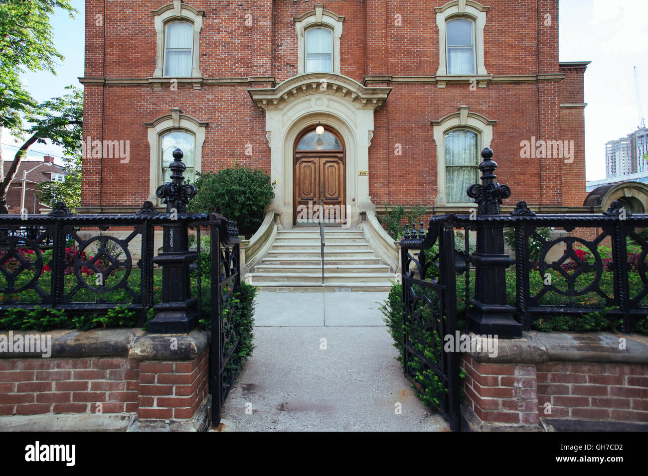 Toronto George braune Haus Ontario Empire Stil Architektur Stockfoto