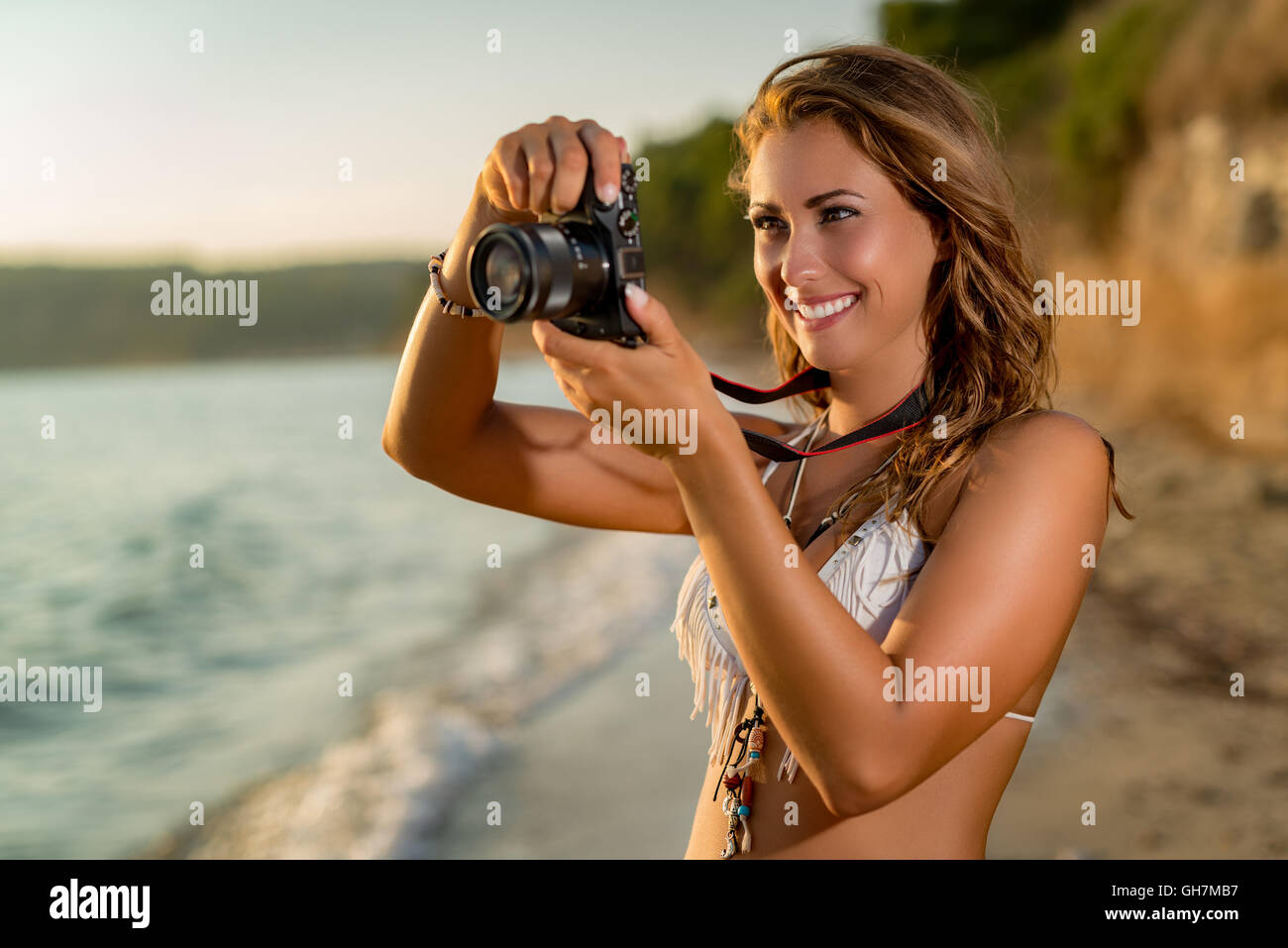 Erinnerungen an Reisen Stockfoto