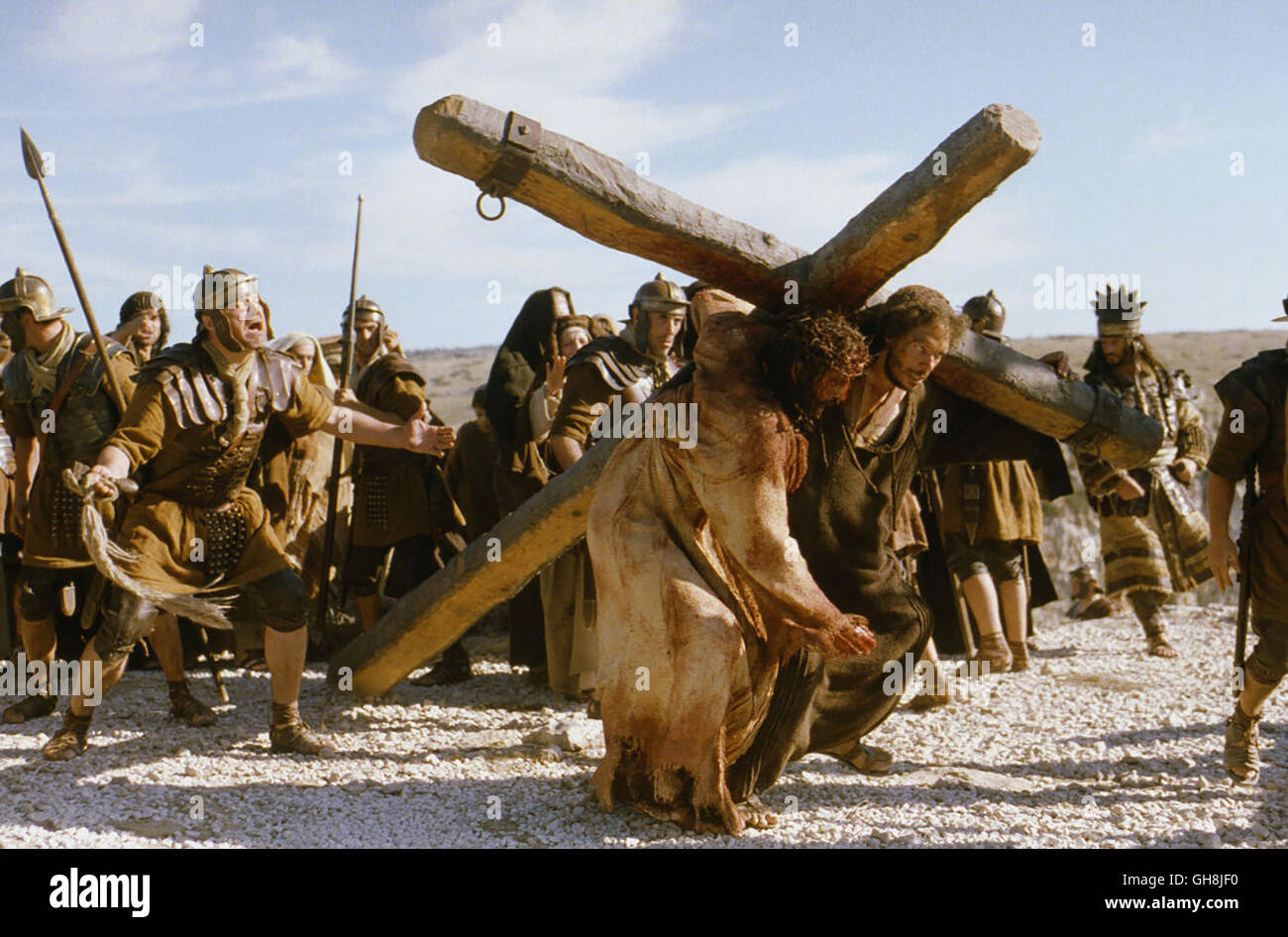 PASSION CHRISTI sterben / The Passion of Christ ITA/USA 2003 / Mel Gibson Jesus (JIM CAVIEZEL) Regie: Mel Gibson aka. Die Passion Christi Stockfoto