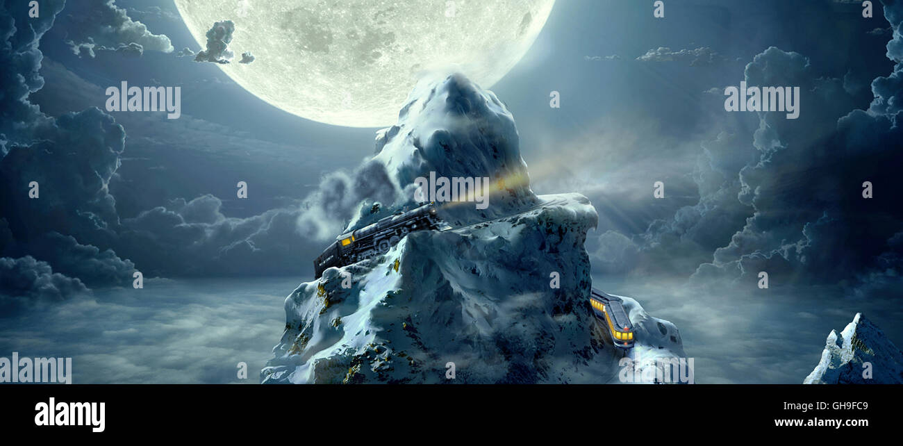 Filmszene Regie: Robert Zemeckis aka. Der Polar Express Stockfoto