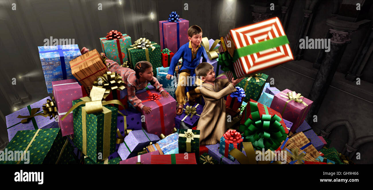 Filmszene Film, Fernsehen, Kino, Zeichentrick, Animation, Regie: Robert Zemeckis aka. Der Polar Express Stockfoto