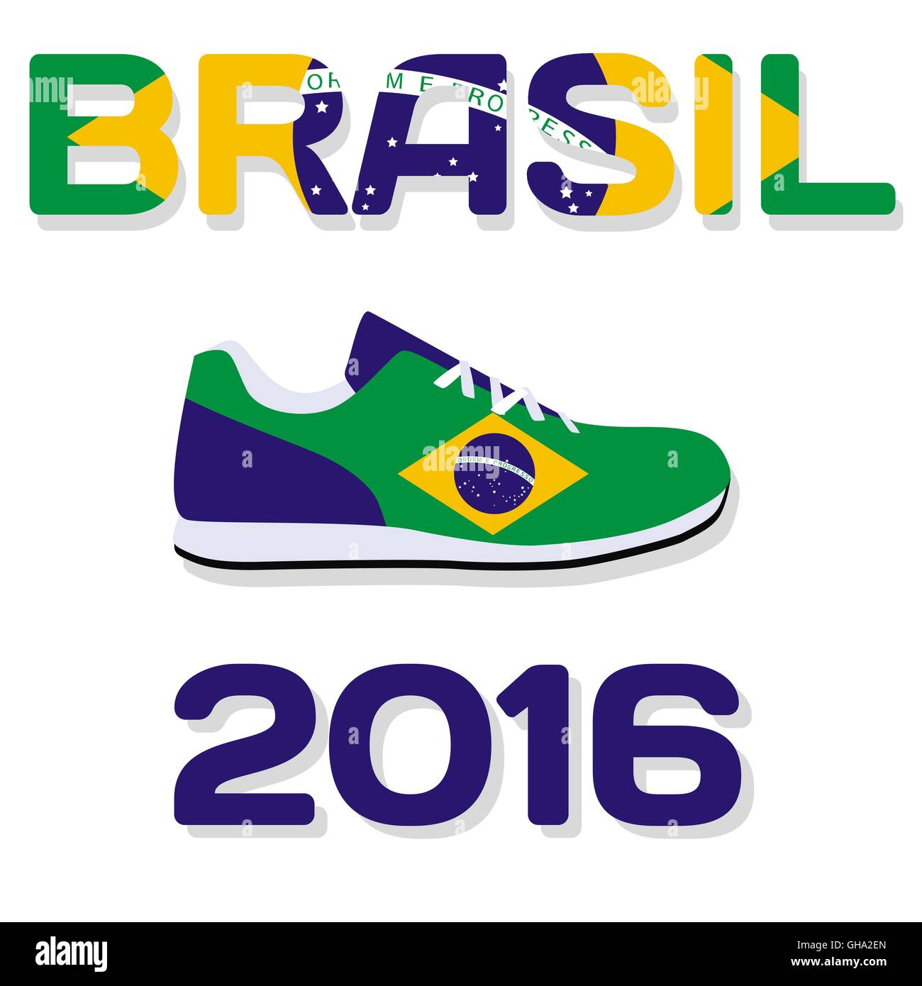 Rio. Brasilien 2016. Olympische Sommerspiele. Abstrakten farbigen Hintergrund. Vektor-Illustration. Stock Vektor