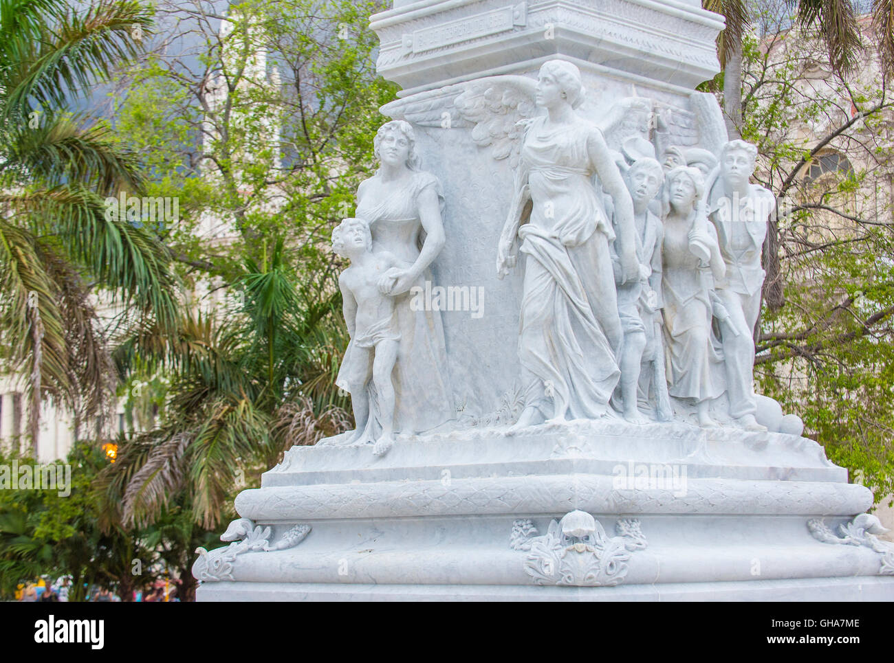 Jose Marti-Denkmal im Stadtpark von Havanna, Kuba Stockfoto