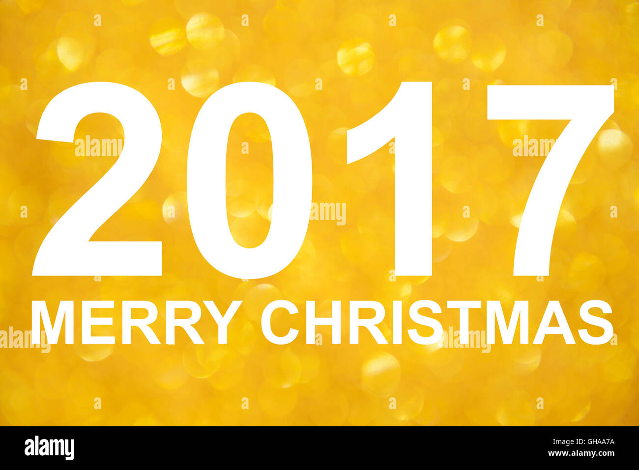 Frohe Weihnachten und glückliches neues Jahr 2017 Stockfoto