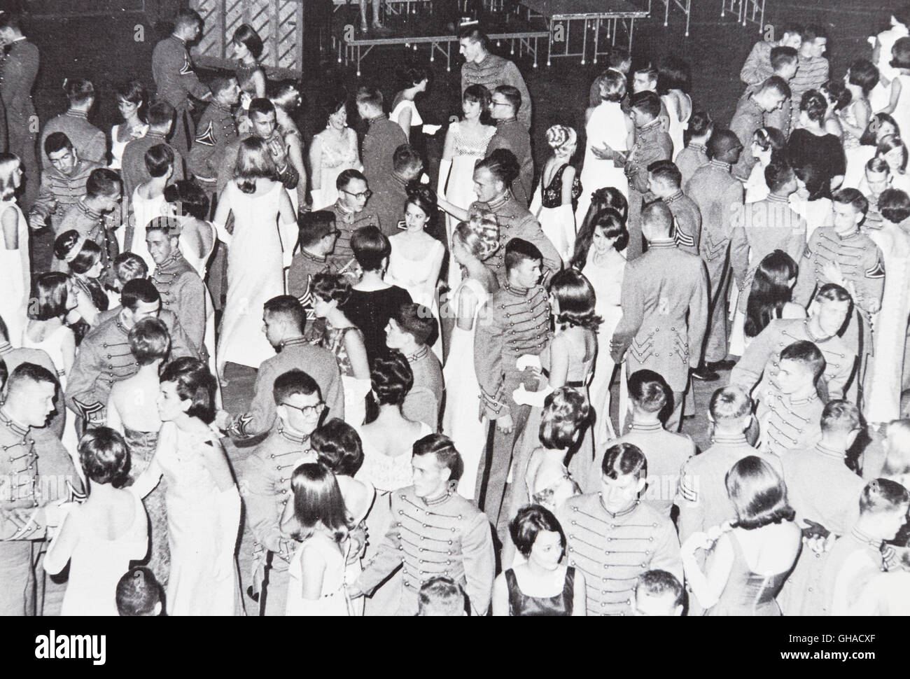 United States Military Academy West Point, 1960er Jahre Jahrbuch, USA Stockfoto