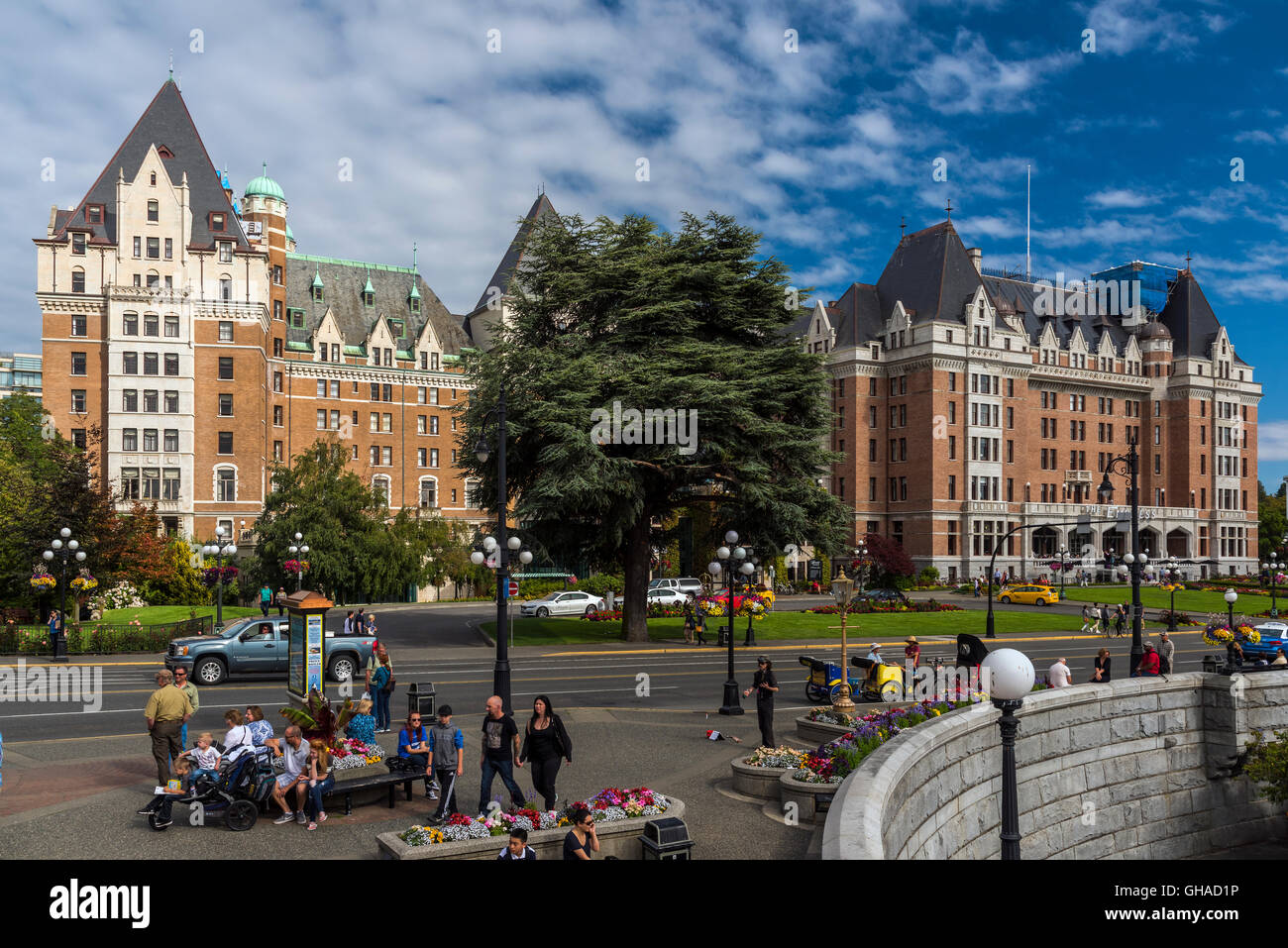 Das Fairmont Empress Hotel, Victoria, Britisch-Kolumbien, Kanada Stockfoto