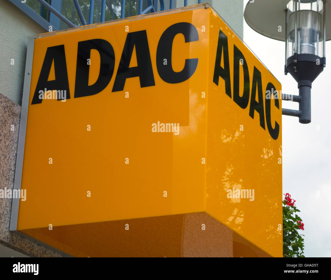 ADAC-Zeichen Stockfoto