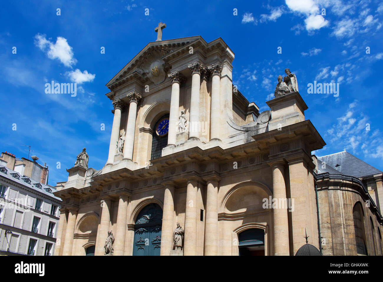 Barocke Kirche in Paris Stockfoto