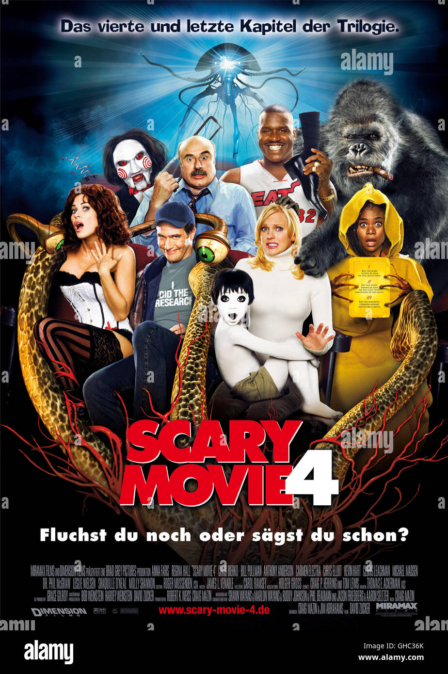 SCARY MOVIE 4 USA 2006 David Zucker Filmplakat Regie: David Zucker Stockfoto