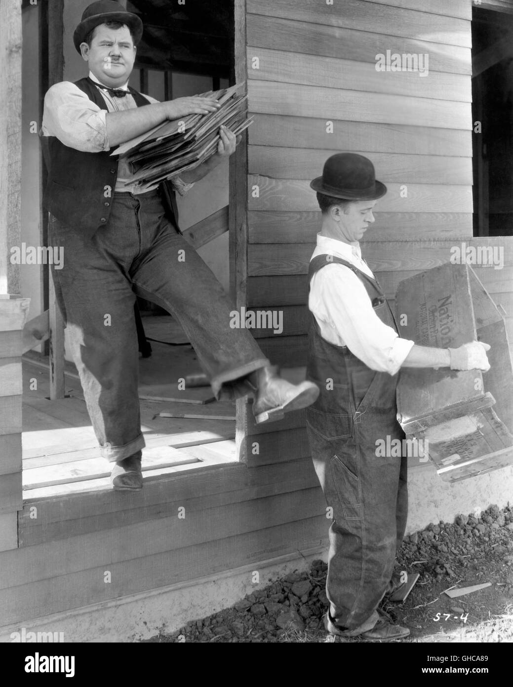 DER letzte Schliff USA 1928 Clyde Bruckman, Leo McCarey OLIVER HARDY und STAN LAUREL Regie: Clyde Bruckman, Leo McCarey Stockfoto