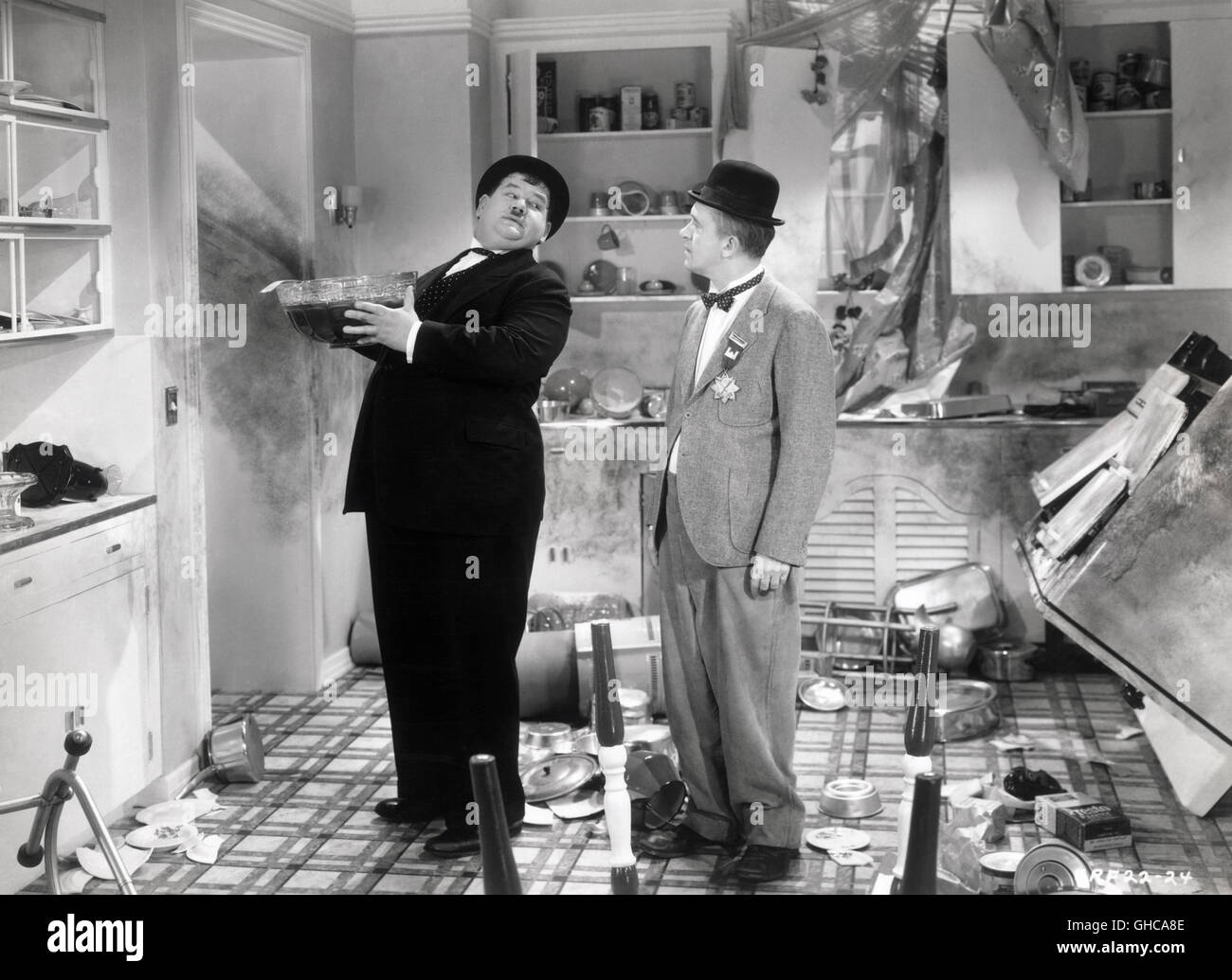 BLOCK-HEADS USA 1938 John G. Blystone OLIVER HARDY und STAN LAUREL Regie: John G. Blystone Stockfoto