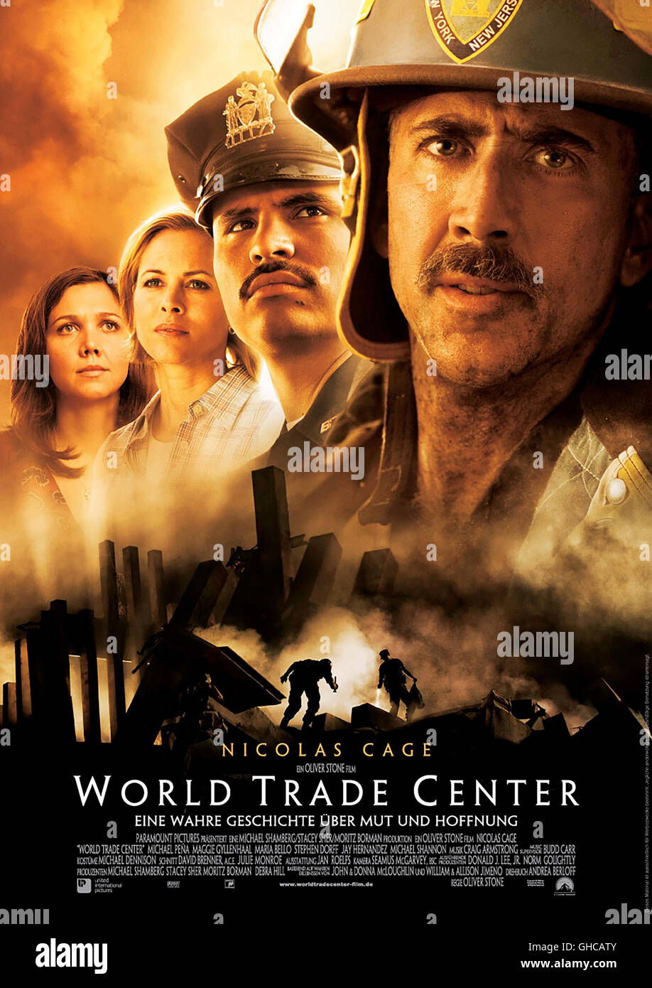 WORLD TRADE CENTER USA 2006 Oliver Stone Poster Regie: Oliver Stone Stockfoto