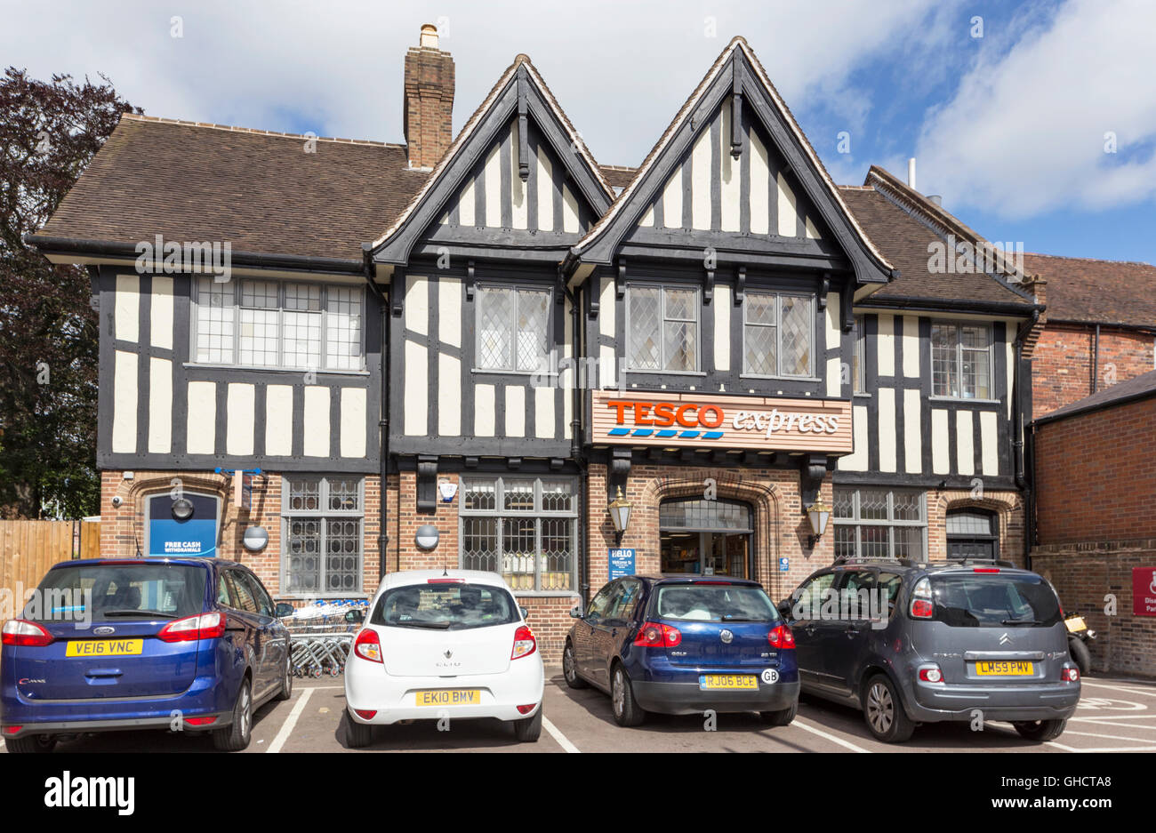 Ein Tesco express Shop in Bewdley, Worcestershire, England, UK Stockfoto