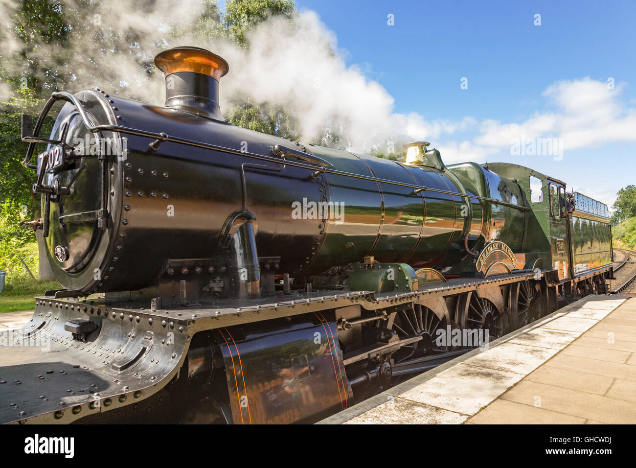 Arley Bahnhof am Severn Valley Railway, Worcestershire, England, UK Stockfoto