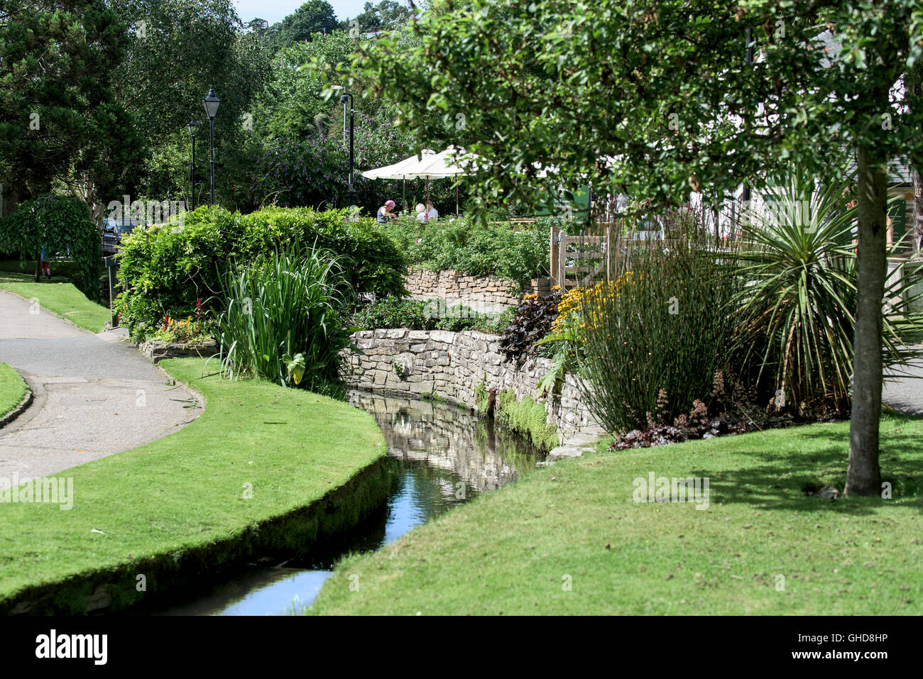 Trenance Gärten in Newquay, Cornwall. Stockfoto