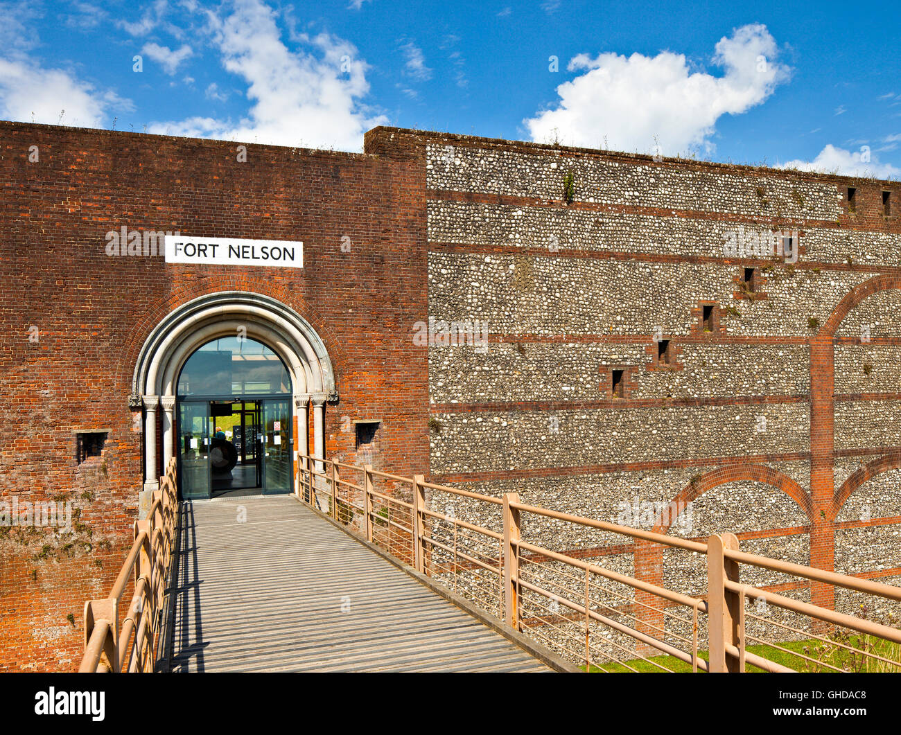 Fort Nelson Royal Armouries Portsmouth. Stockfoto