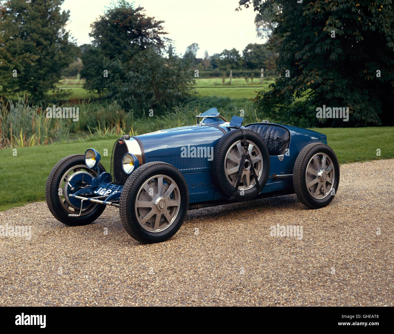 1926 Bugatti Typ 35 Grand Prix 2 Sitzer 2,0 Liter Inline gerade 8 Motor Ursprungsland Frankreich Stockfoto