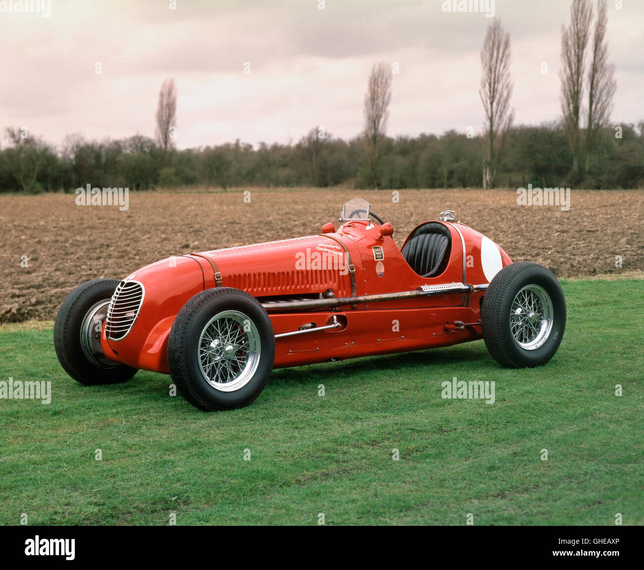 1937-Maserati 6CM 1,5 Liter supercharged Vetturetta einsitzige Rennwagen Stockfoto