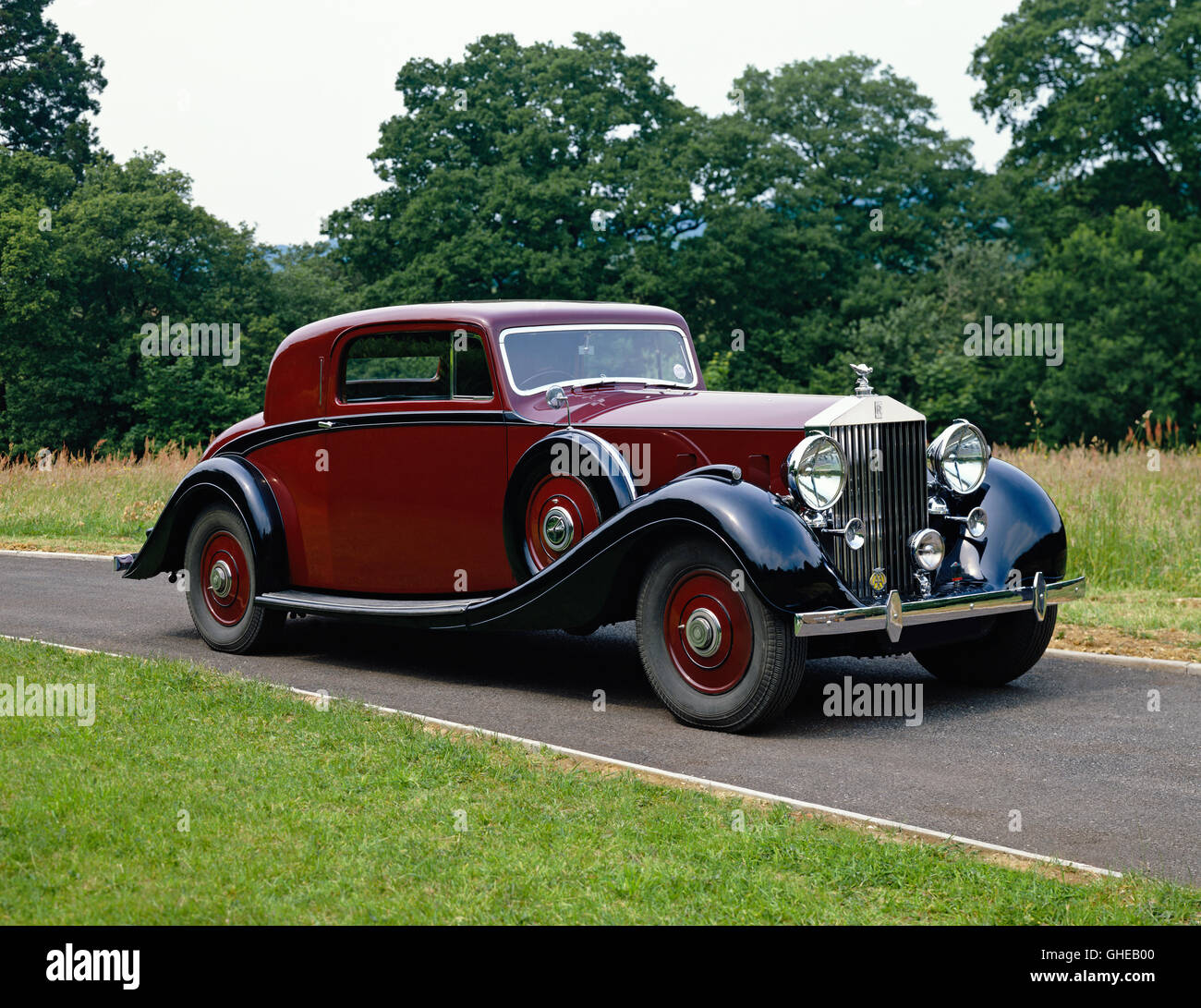 1938 Rolls Royce Phantom III V12 2 türige Fixed Head Coupé Ursprungsland Großbritannien Stockfoto