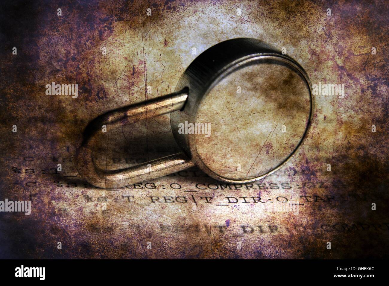Web-Security-Grunge-Konzept Stockfoto