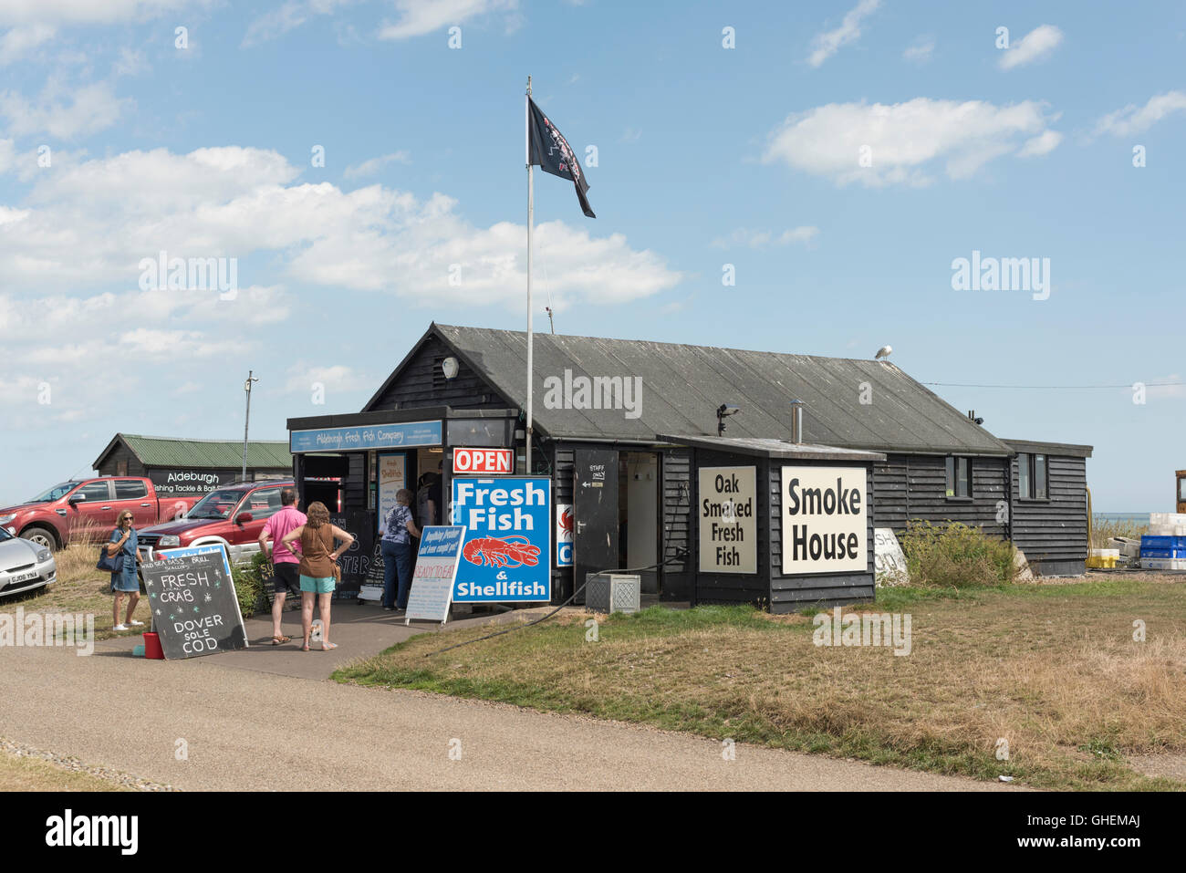 Aldeburgh Fresh Fish Company Rauch Haus und frischen Fischgeschäft