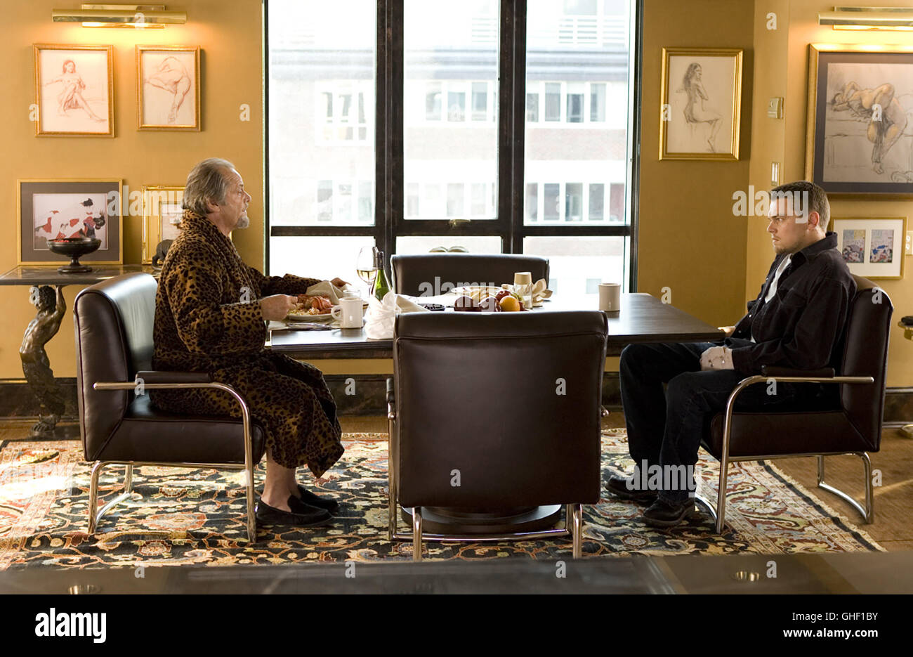 DEPARTED - UNTER FEINDEN The Departed USA 2006 Martin Scorsese JACK NICHOLSON als Frank Costello, LEONARDO DICAPRIO als Billy Costigan Regie: Martin Scorsese aka. Die verstorbenen Stockfoto