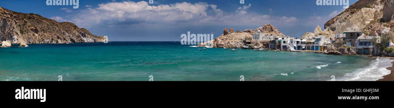 Mantrakia, Insel Milos, Kykladen, Griechenland Stockfoto