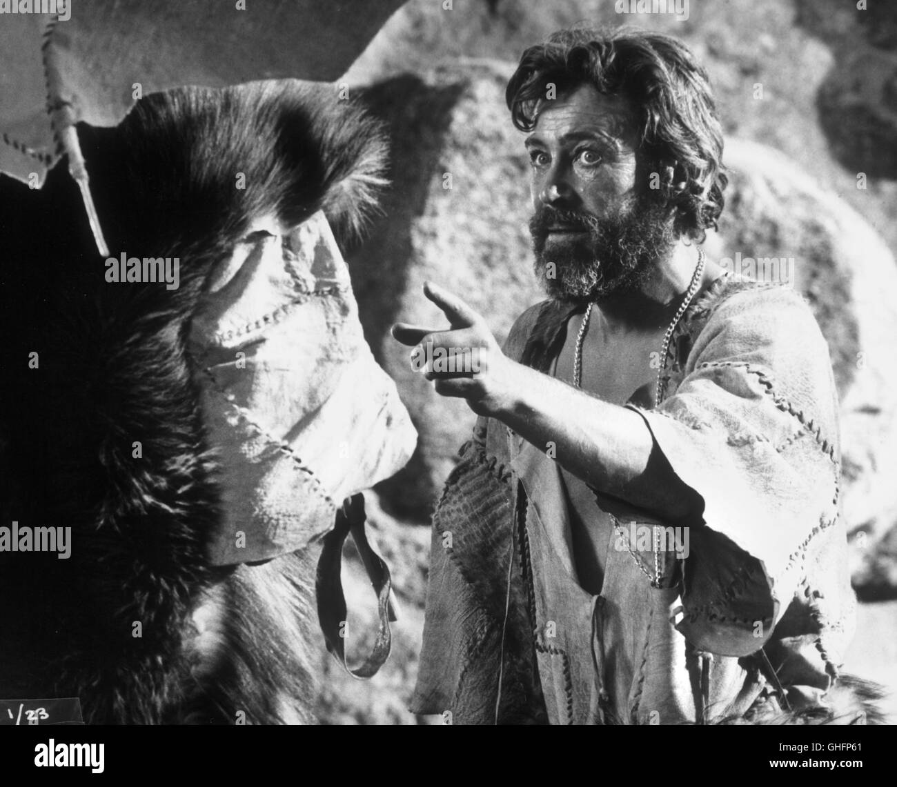 Mann Freitag UK/USA 1975 Jack Gold PETER O' Toole (Robinson Crusoe) Regie: Jack Gold Stockfoto