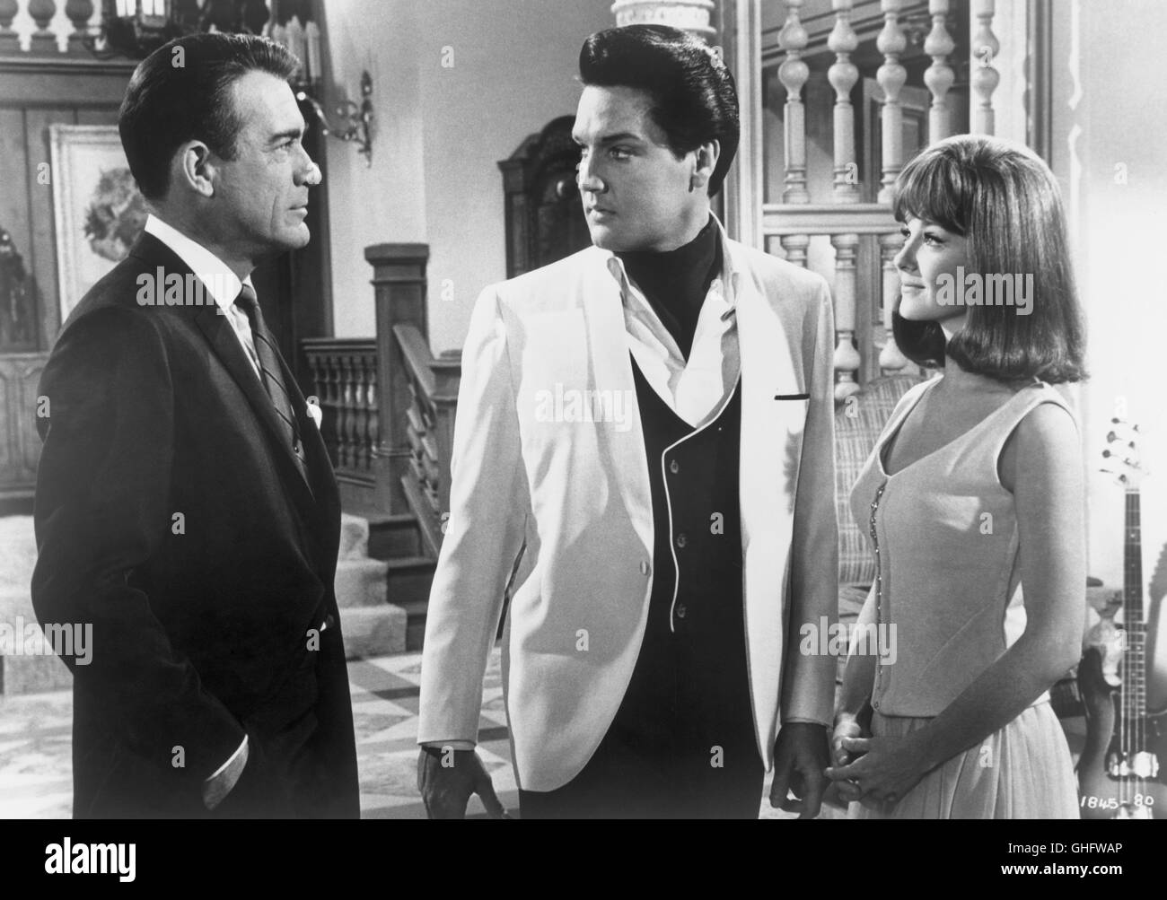 CARL BETZ (Howard Foxhugh), ELVIS PRESLEY (Mike McCoy), DEBORAH WALLEY (Les)-Regie: Norman Taurog Stockfoto