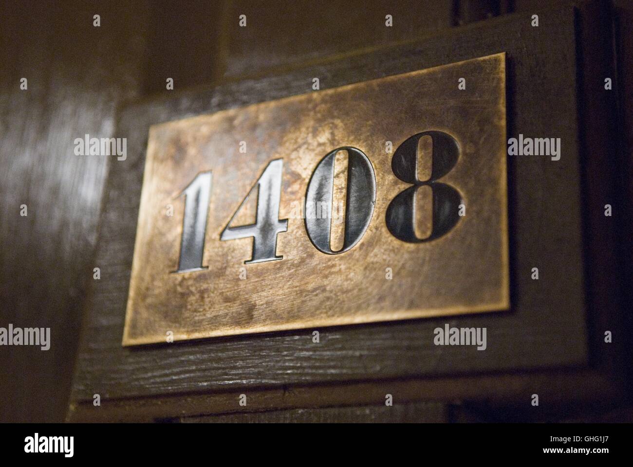 Zimmer 1408 / Zimmerschild 1408 Regie: Mikael Hafström aka. 1408 Stockfoto