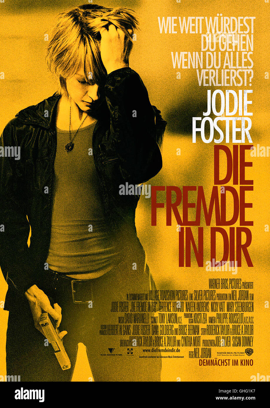 Fremde in Dir sterben / Filmplakat Regie: Neil Jordan aka. Die mutigen eine Stockfoto