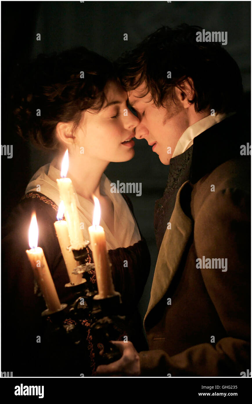 Geliebte Jane / Tom Lefroy (JAMES MCAVOY) Und Jane (ANNE HATHAWAY)-Regie: Julian Jarrold aka. Immer Jane Stockfoto