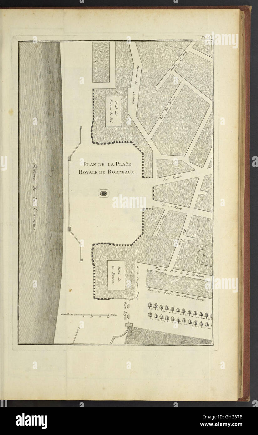 Monumens Érigés En France À la Gloire de Louis XV - Précédés d ' un Tableau du Progrès des Künste und des Wissenschaften Sous ce Règne, Ainsi Que d ' une Beschreibung des Honneurs und des Monumens de Stockfoto