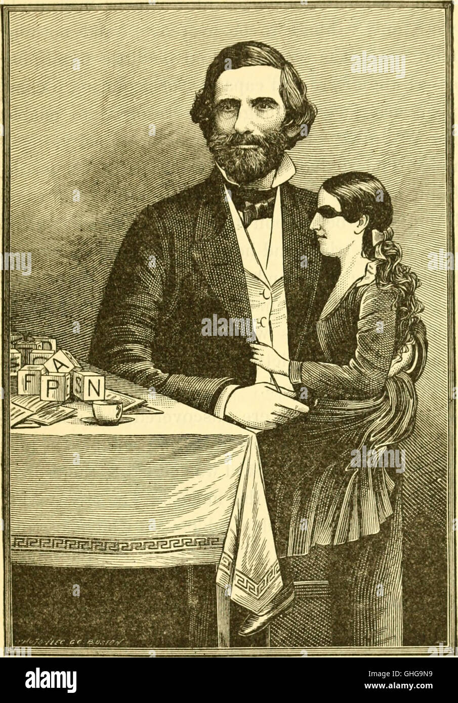 Jahresbericht der Treuhänder der Perkins Institution und Massachusetts Asyl für Blinde an die Corporation (1885) Stockfoto