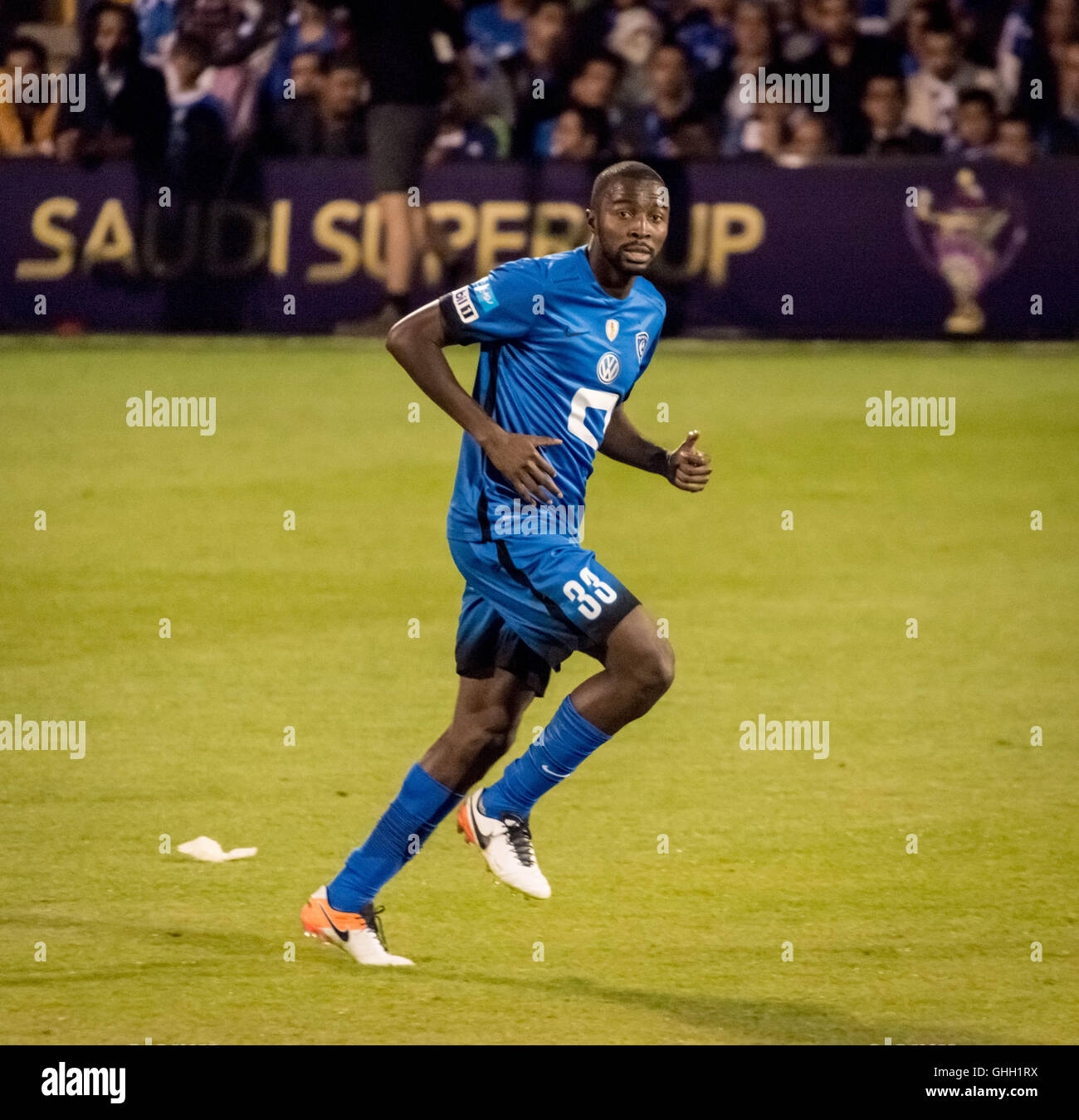 London, UK. 8. August 2016. #33 Osama Hawsawi. Al Ahli Vs Al-Hilal Saudi Super Cup Finale im Craven Cottage, Fulham Football Club Credit entsprechen: Guy Corbishley/Alamy Live News Stockfoto