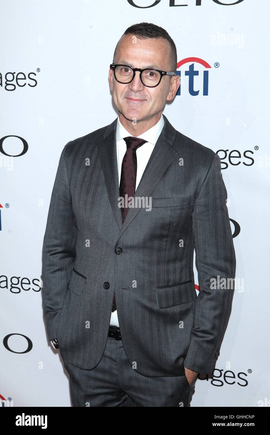 New York, USA. 28. September 2016. Steven Kolb auf 2016 CLIO Awards am Museum Of Natural History am 28. September 2016 in New York City. Bildnachweis: MediaPunch Inc/Alamy Live-Nachrichten Stockfoto