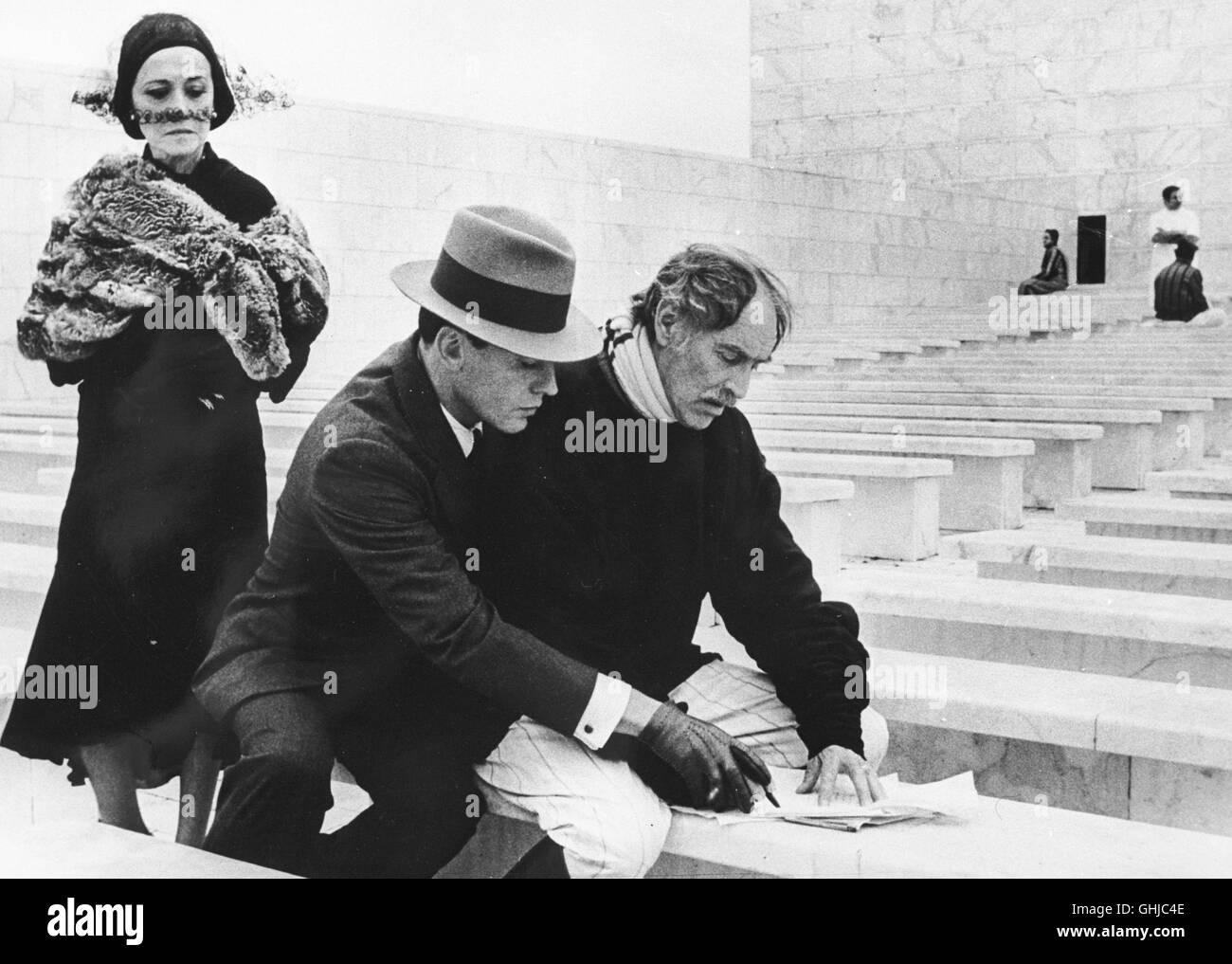 YVONNE SANSON, JEAN-LOUIS TRINTIGNANT Regie: Bernardo Bertolucci aka. Il Conformista / Le Conformiste Stockfoto