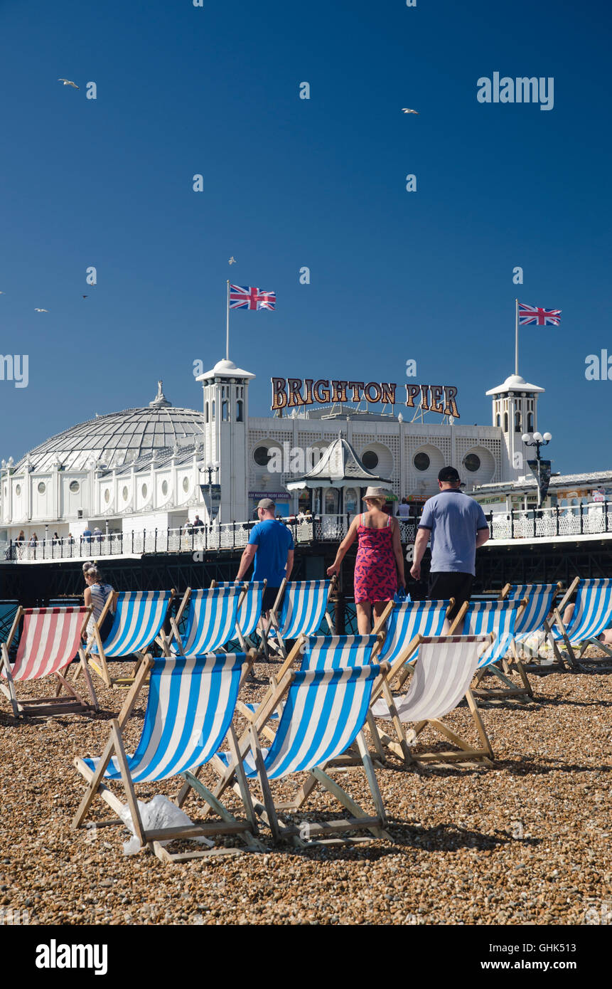 Brighton Palace Pier, East Sussex, Großbritannien Stockfoto