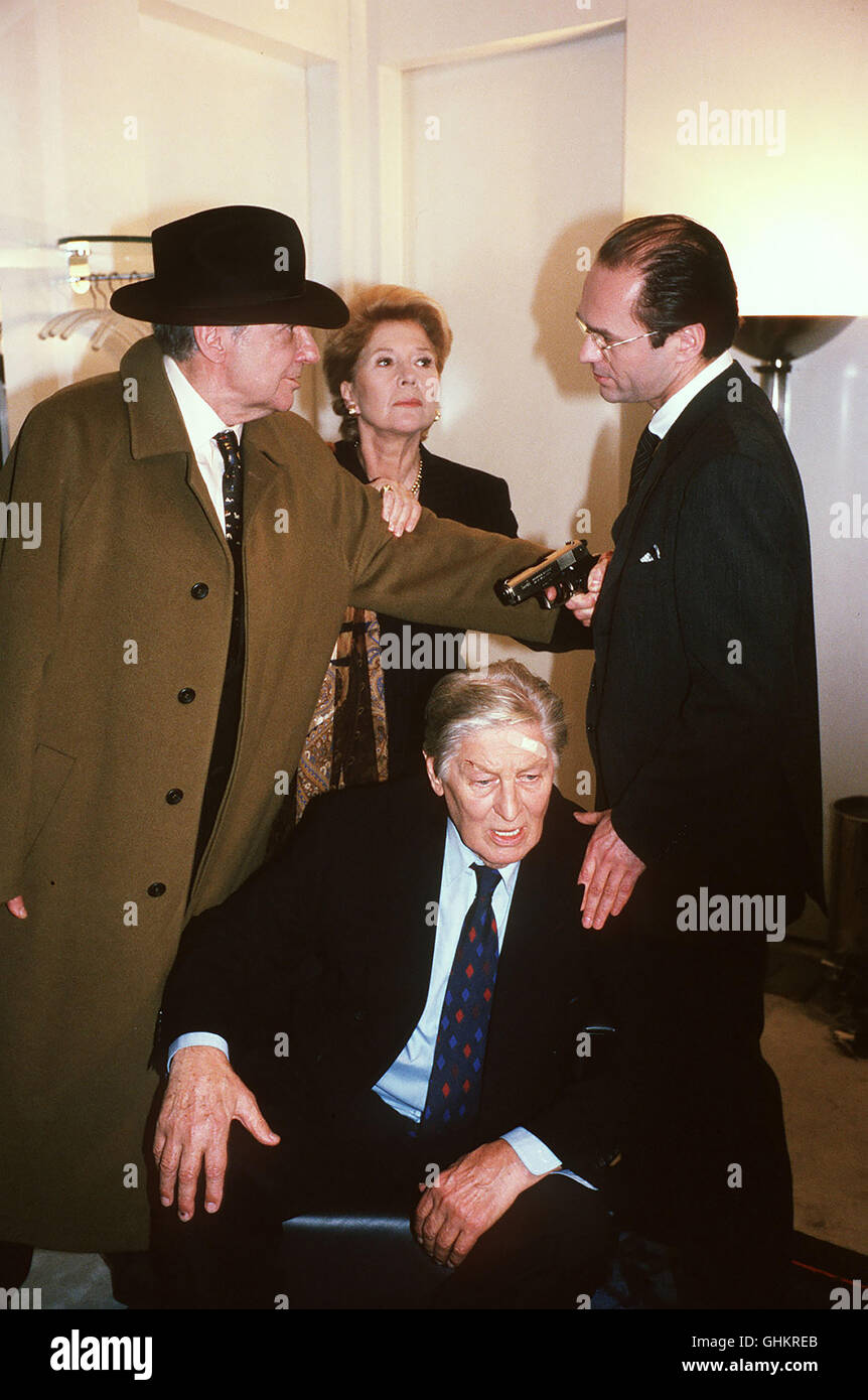Harry Strehle (HARALD JUHNKE), Daniela Koch (CHRISTIANE HÖRBIGER), Simon Spradow (GÜNTER PFITZMANN) Und Roland Schneider (HORST GÜNTER MARX). Regie: Karsten Wichniarz Stockfoto