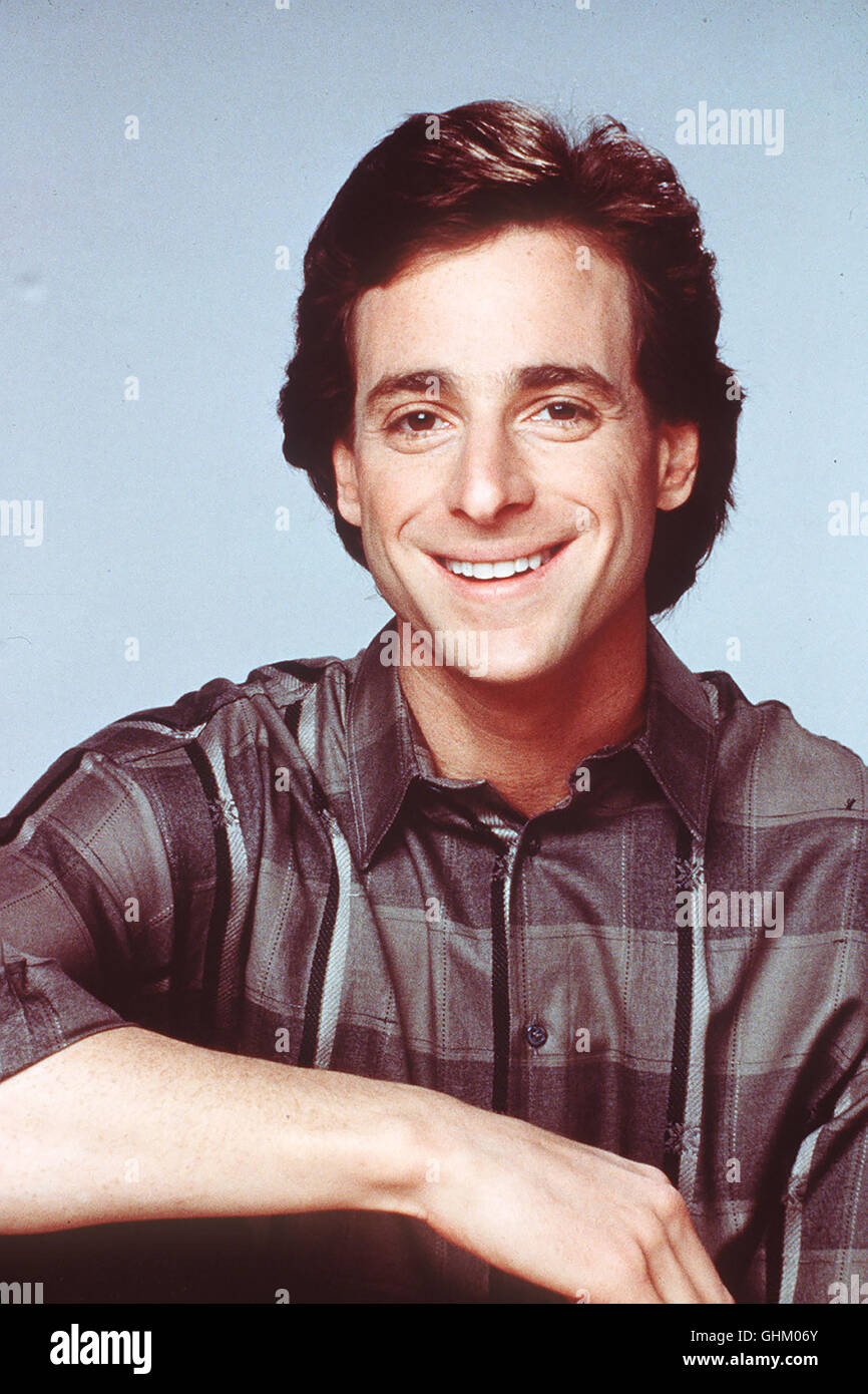 Der Junge Witwer Danny Tanner (BOB SAGET) ist Mit seit Job Und der Alleinigen Erziehung Seiner Drei Töchter Vollkommen alkoholabhängig. Als äh Mottoshow Anderen Ausweg Mehr Weiß, Bittet er Seinen Freund Joey Und Seinen Schwager Jesse Umm Unterstützung... aka. Full House: Folge 1 - Aller Anfang ist schwer Stockfoto