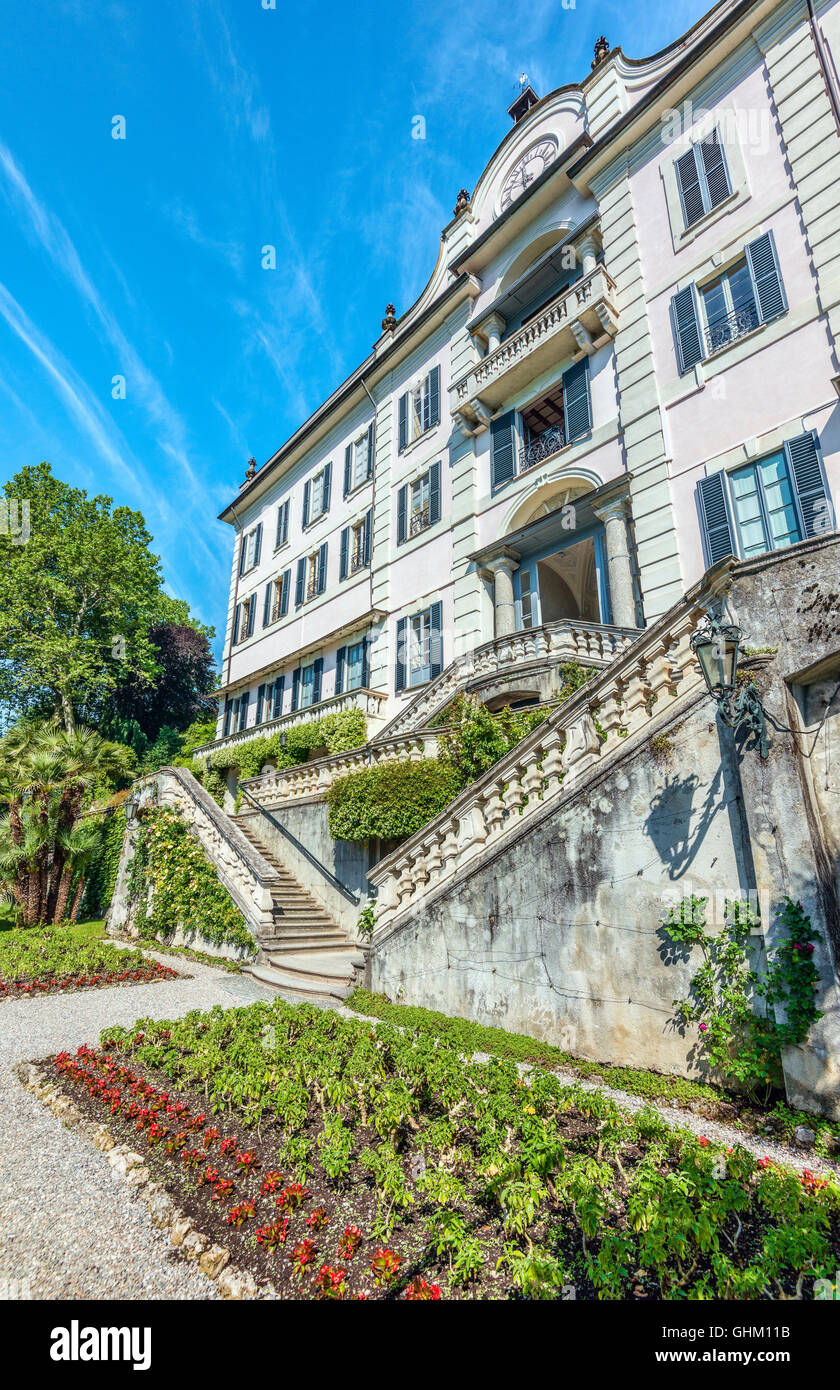 Villa Carlotta in Tremezzina am Comer See, Lombardei, Italien Stockfoto